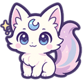MoonDrop the Kitten Adorable white MoonDrop kitten