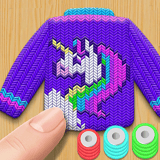 Match and merge colorful cords into creative shapes in Cord Jam, a bright and brainy puzzle challenge. A threaded unicorn sweater with three woolen spools