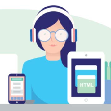 Spot the subtle differences in these stylish pastel office scenes Flat design artwork of a woman in an office
