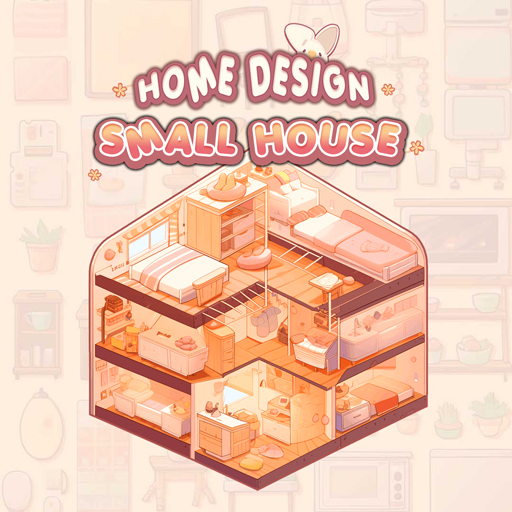 Sort, tidy, and decorate in timed room challenges Cute cartoony house decorating game