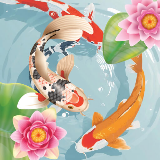 Idle Koi Pond