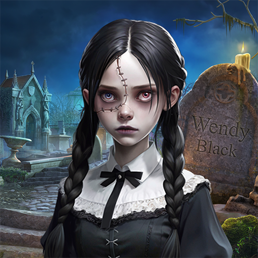 Solve magical puzzles in a spooky mansion mystery! ombie girl Wendy peers through the shadows of a haunted mansion, searching for clues.